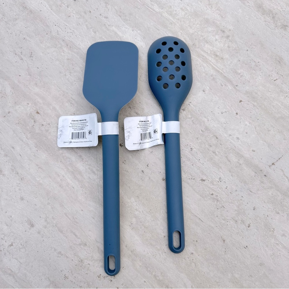 CWC Cooking Utensils Silicone Turner and Slotted Spoon NWT - Picture 2 of 3